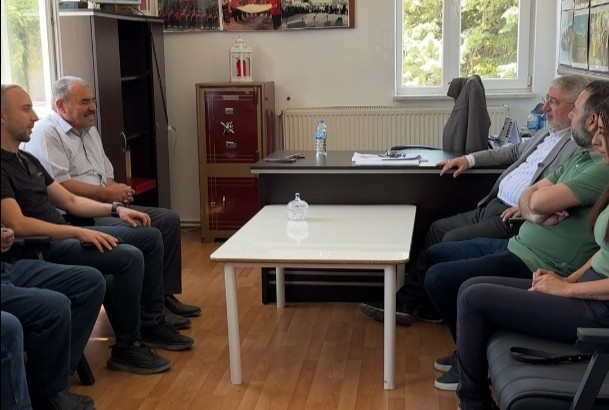 Başkan Aşgın’dan Vakıf Başkanı Nurettin Dede'ye ziyaret