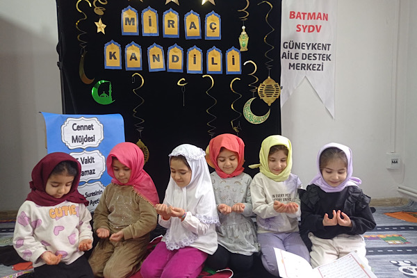  Batman’da Miraç Kandili etkinliği düzenlendi