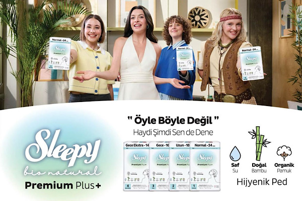 En yoğun günlerin vazgeçilmez konforu Sleepy Bio Natural Premium Plus Hijyenik Ped <