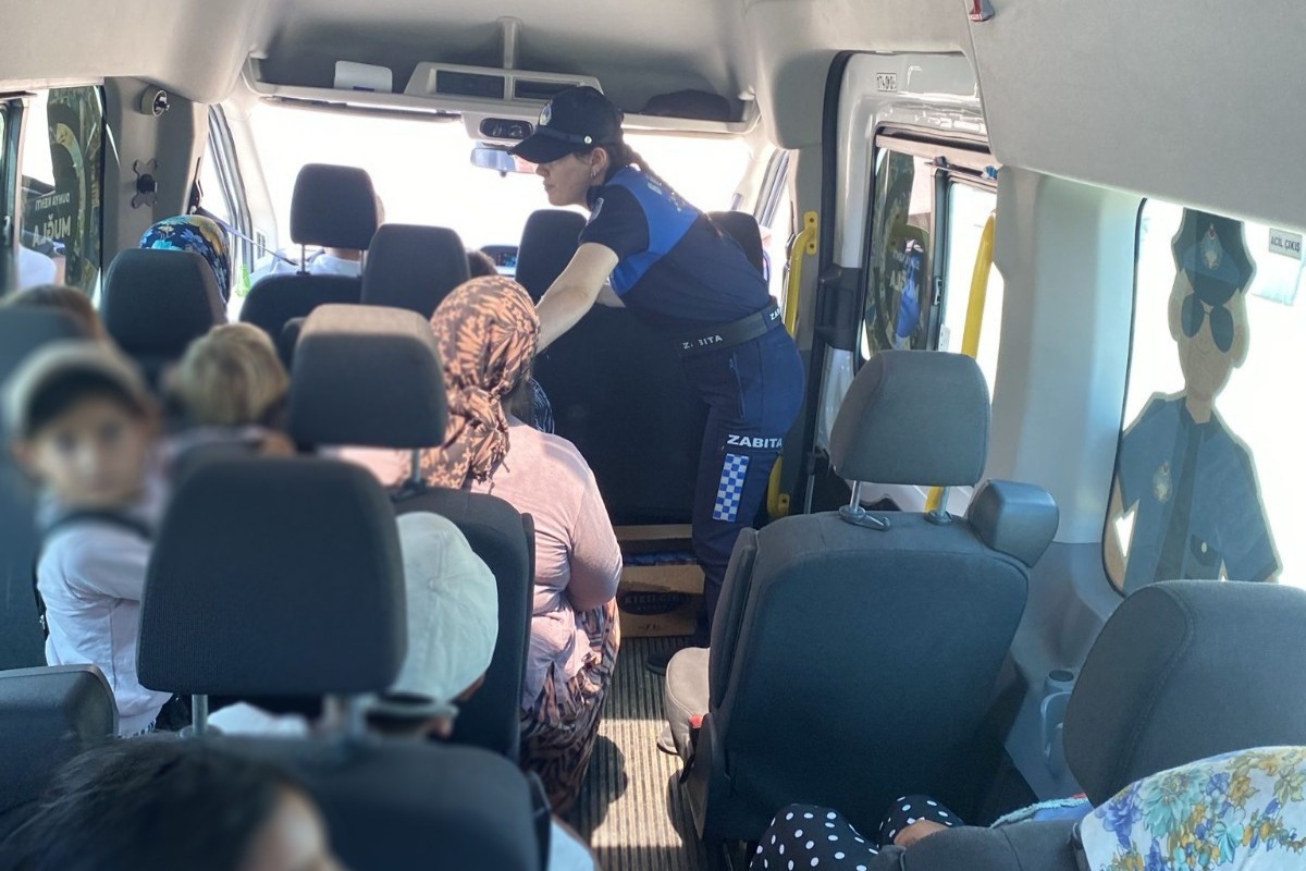 Muğla Büyükşehir Belediyesi zabıta ekiplerinden dilenci denetimi<
