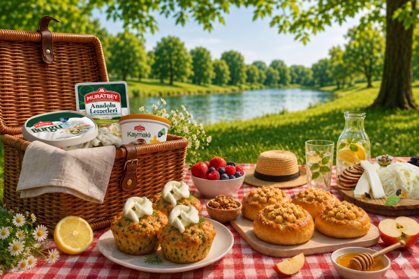 Piknik sezonu açıldı! Piknik sepetlerinde Kaymaklı ve Burgu’lu lezzetler<