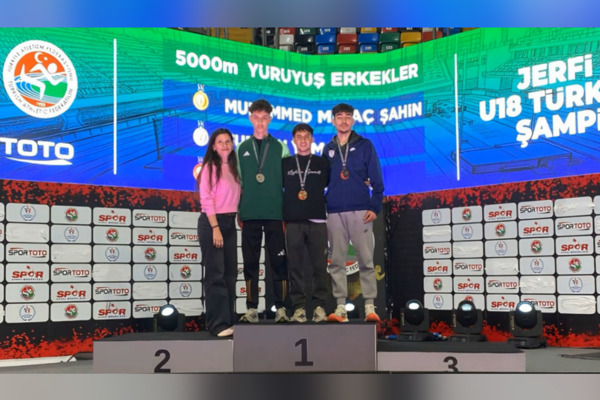 Yeni kurulan atletizm şubesinde büyük başarı  <