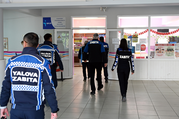 Yalova Belediyesi’nden okul kantinlerine yönelik denetim<