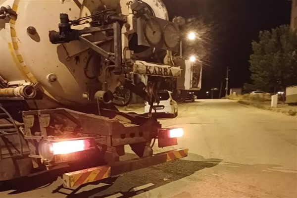 Tunceli Belediyesi’nden gece mesaisi