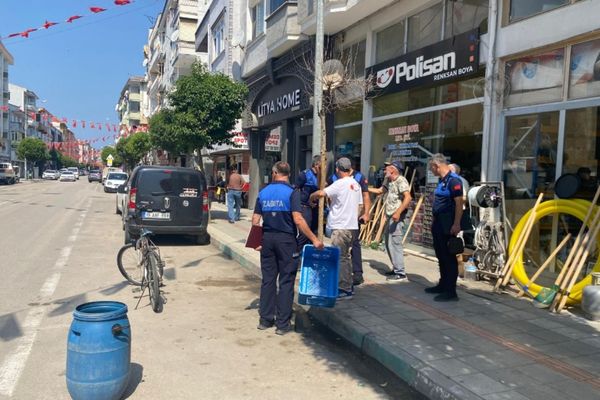 Gemlik’te kamusal alanlara zabıta denetimi<