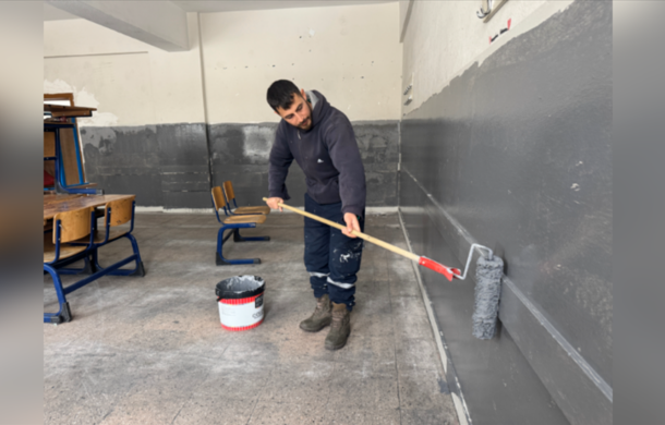 Büyükşehir, Arif Molu Mesleki ve Teknik Anadolu Lisesi’nde çalışma gerçekleştirdi<