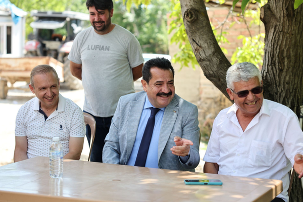 Başkan Ertemur, kırsal mahallelerde incelemelerde bulundu<