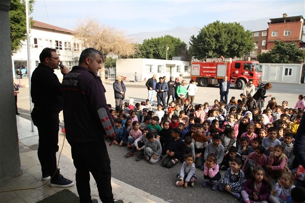 Kılıç Ali paşa ilkokulu’nda yangın tatbikatı düzenlendi<