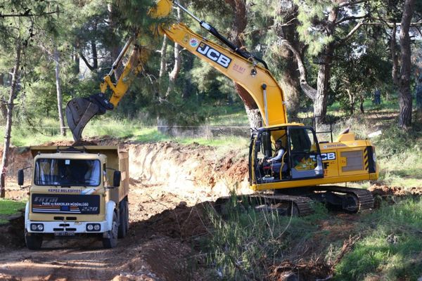 Tek Sarnıç Kent Parkı’ndaki dere ıslahı yağışlarda etkisini gösterdi