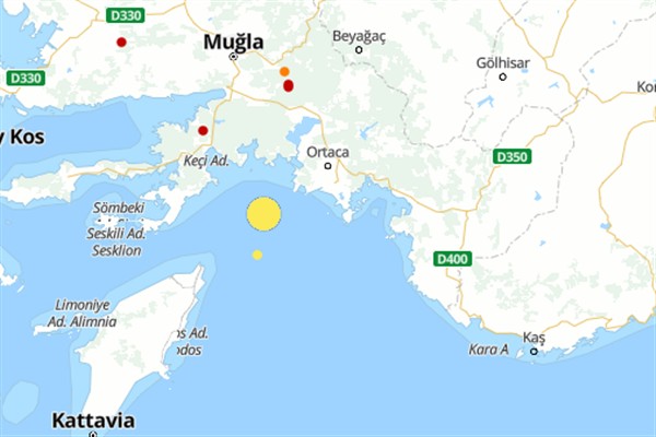 Akdeniz'de deprem