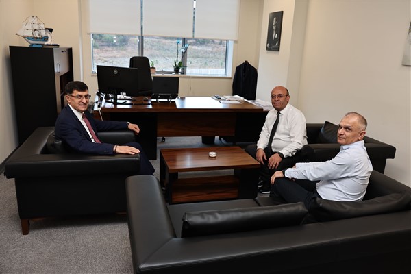 Başkan Kahveci'den Güriş Holding temsilcilerine teşekkür ziyareti <