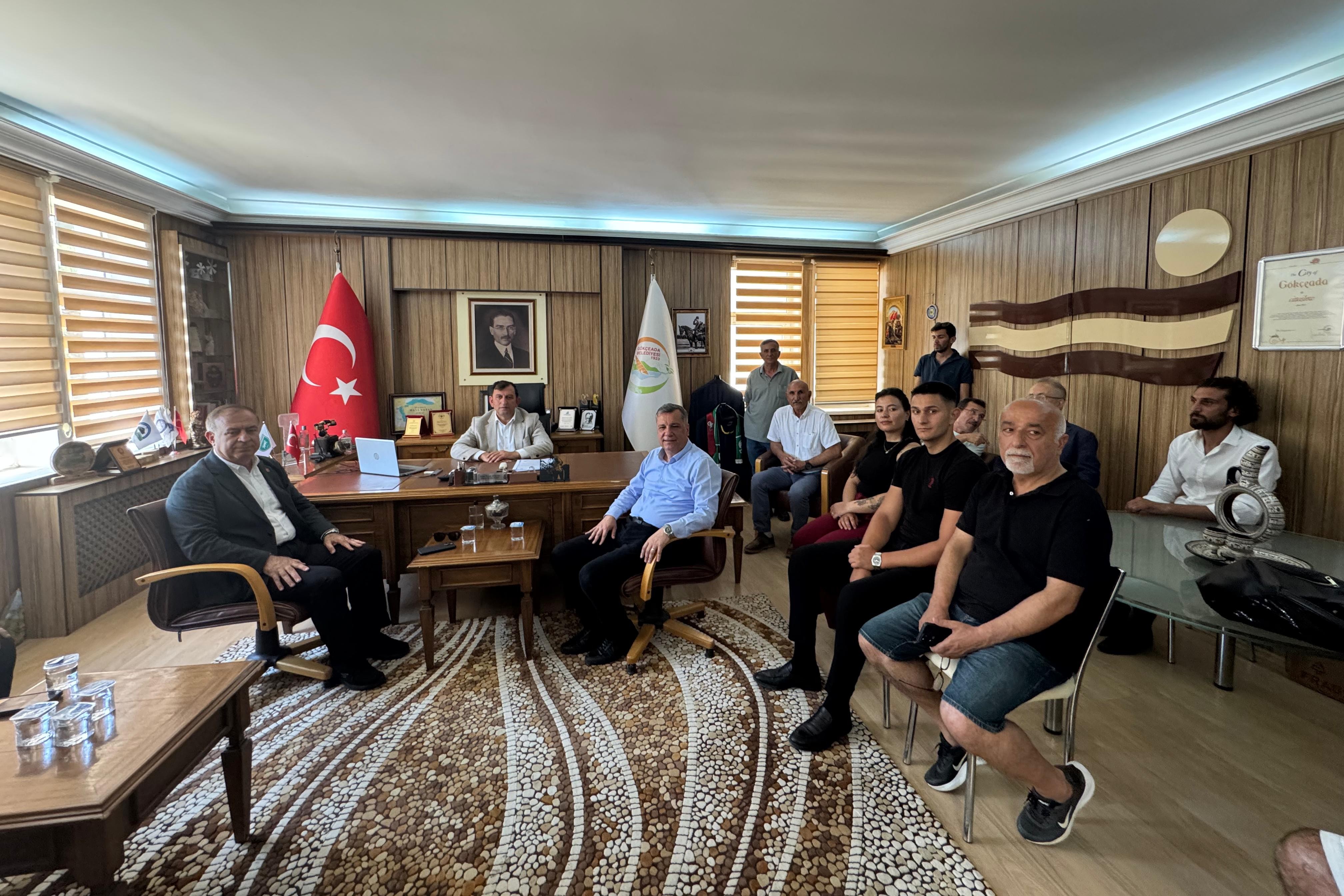 CHP'den Gökçeada'ya ziyaret