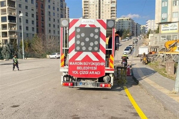 Mardin Büyükşehir'den, trafik güvenliği önlemleri