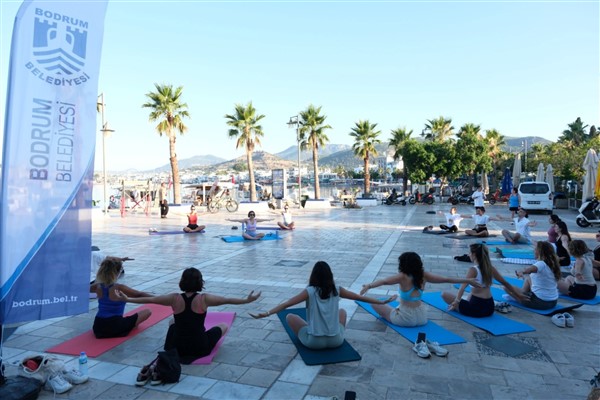 Bodrum'da Açık Hava Yoga Günleri başladı