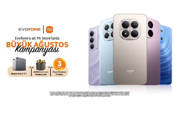  EVOFONE Mi Store’larında Ağustos ayına özel dev ekosistem kampanyası devam ediyor<