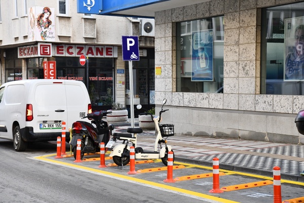 Keşan’da motosikletler için yeni park alanları oluşturuldu