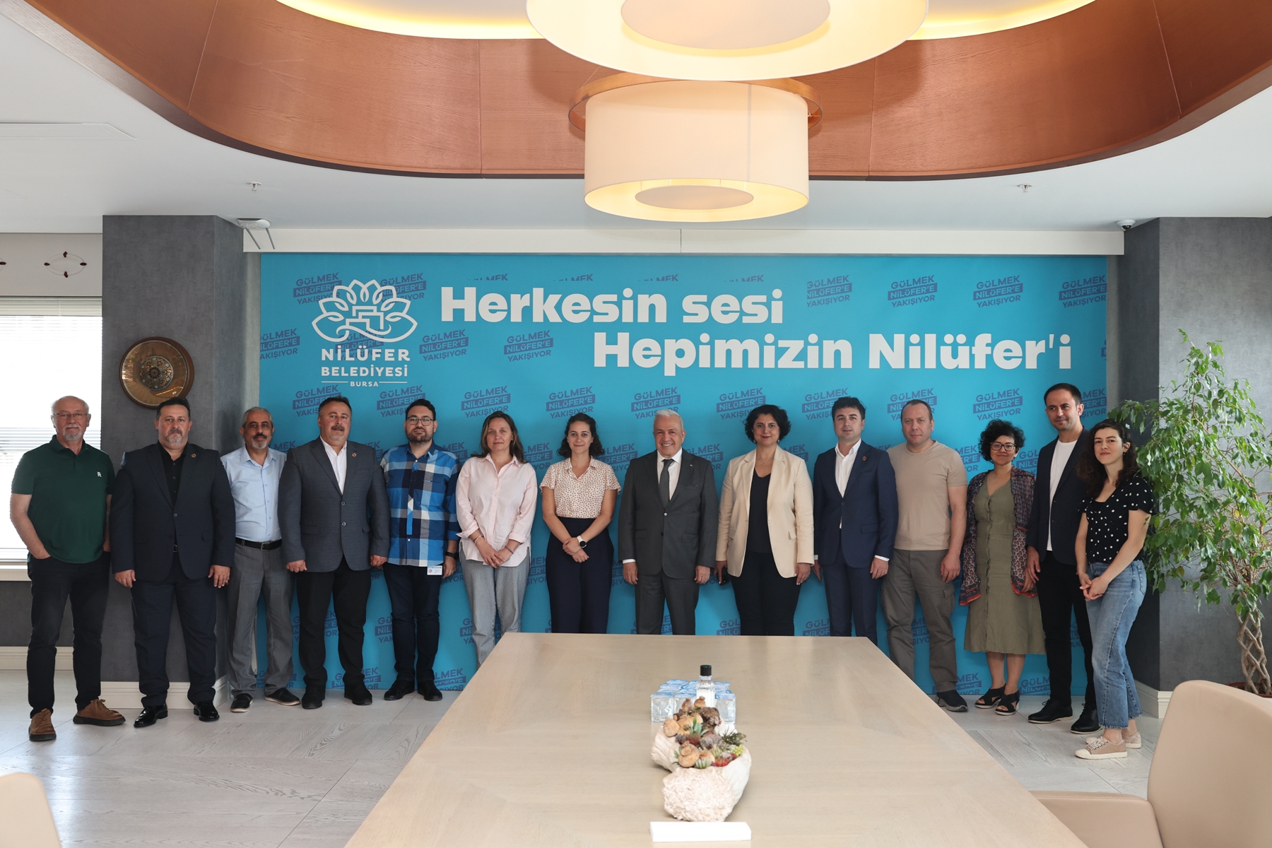Nilüfer Belediyesi, Romanya, Belçika ve Osmangazi’den gelen heyetleri ağırladı<
