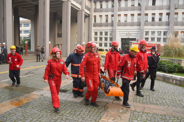 Giresun'da deprem tatbikatı düzenlendi