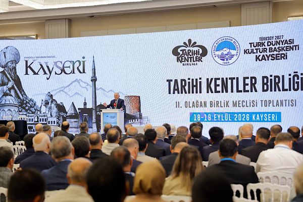 Tarihi Kentler Birliği toplantısı Kayseri’de gerçekleştirildi<