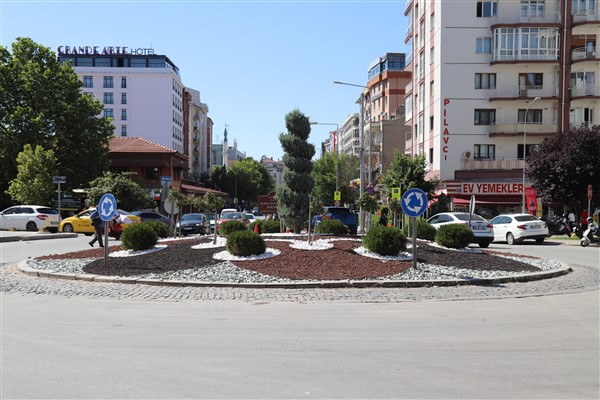 Eskişehir’de kuru peyzajla su tasarrufu artıyor<