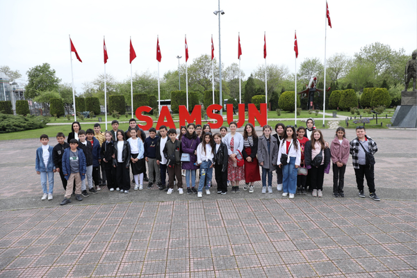 Samsun’da öğrenciler müzeleri gezdi<