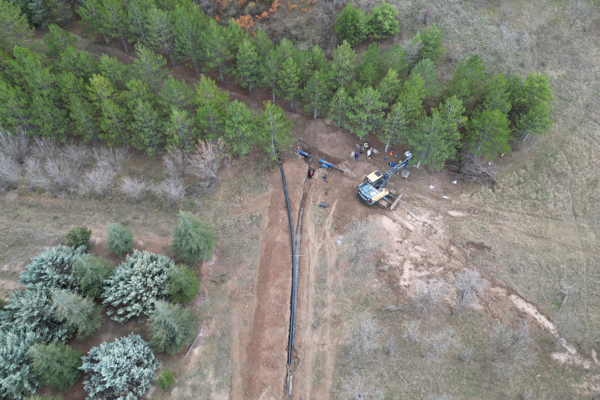 Bahabey Arıtma Tesisi'ne yeni hat çekiliyor