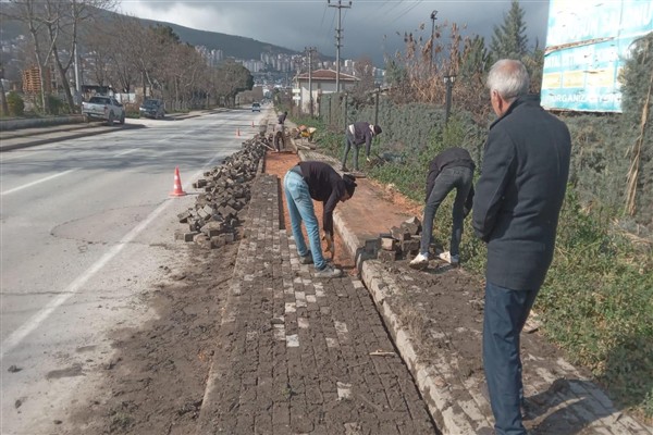 Orhangazi'de altyapı ve düzenleme çalışmalarına devam ediliyor