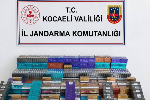 Kocaeli’de 400 bin TL değerinde ısıtılmış elektronik sigara tütünü ele geçirildi<