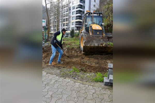 Giresun'da altyapı ve üstyapı çalışmaları sürdürülüyor