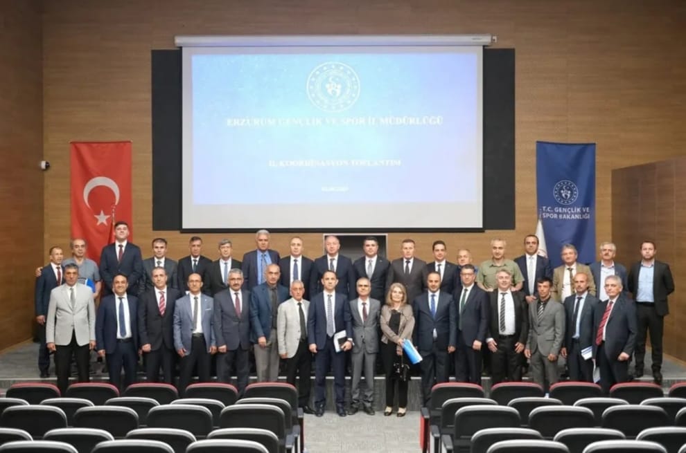 Erzurum'da Gençlik ve Spor İl Koordinasyon Toplantısı gerçekleştirildi<