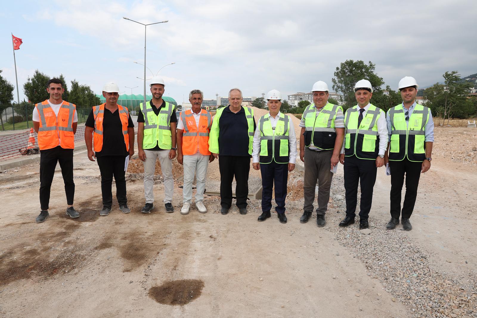Bursa Büyükşehir Belediyesi'nden Odunluk’ta altyapı hamlesi