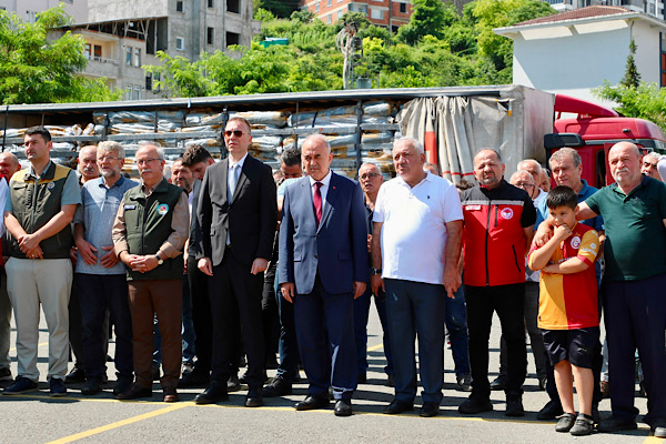 TULIP Projesi kapsamında Ordu'da fındık üreticilerine hasat filesi dağıtıldı<