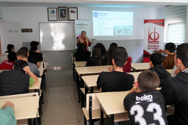 Keçiören’de öğrencilere çevre ve sıfır atık eğitimi verildi