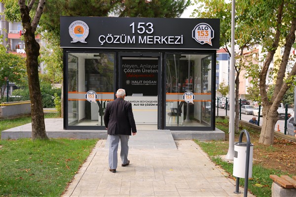 Bafra 153 Çözüm Merkezi hizmete açıldı<