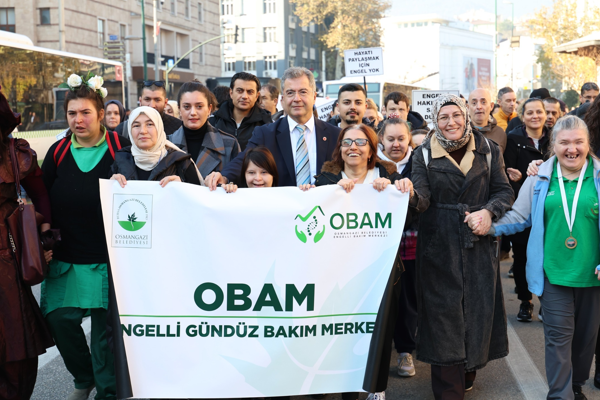 OBAM üyelerinden farkındalık yürüyüşü