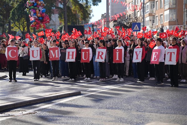 Çorlu'da 29 Ekim Cumhuriyet Bayramı kutlandı<