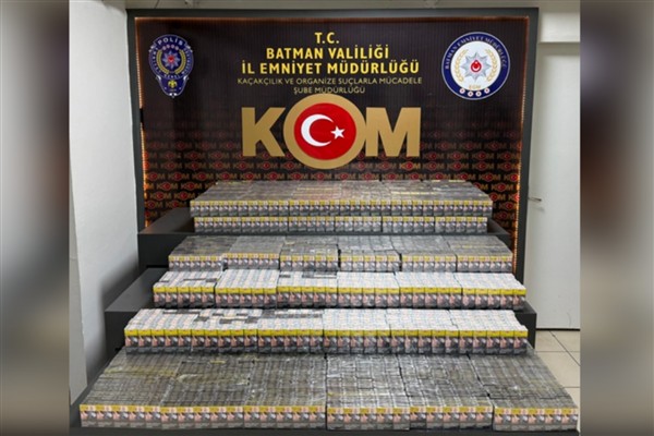 Batman’da 5 bin 325 paket kaçak sigara ele geçirildi<