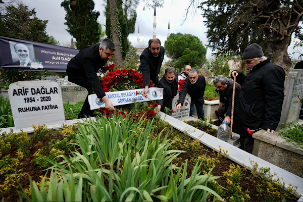 Merhum Başkan Arif Dağlar vefatının altıncı yılında Kartal’da anıldı<