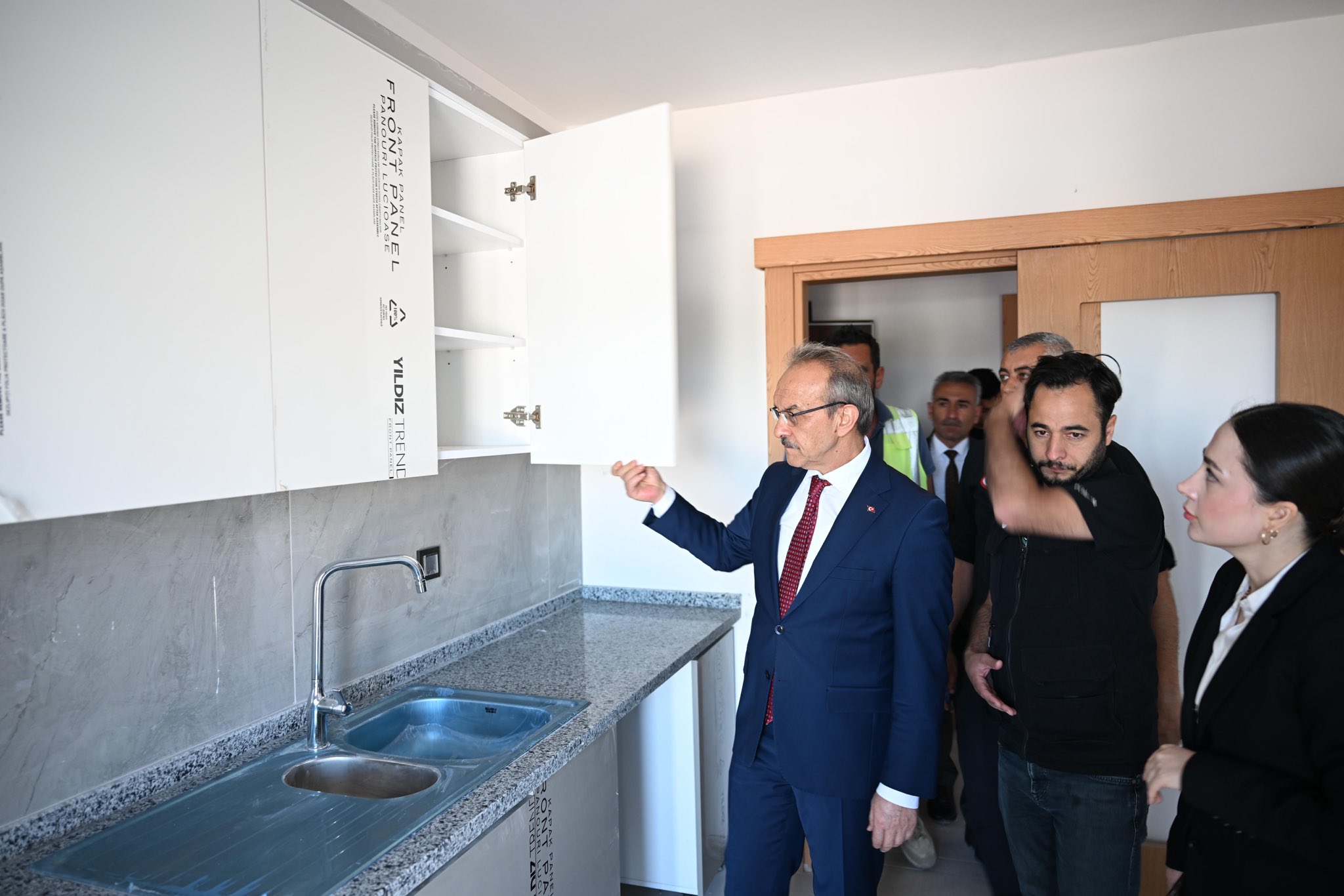Vali Arguvan, ilçesindeki çalışmaları yerinde inceledi<