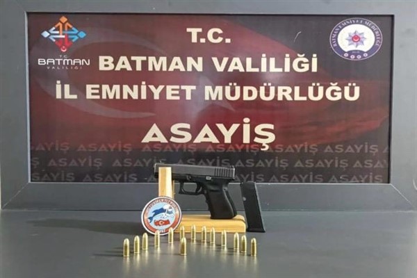 Batman'da ruhsatsız silah bulunduran 3 şahıs tutuklandı