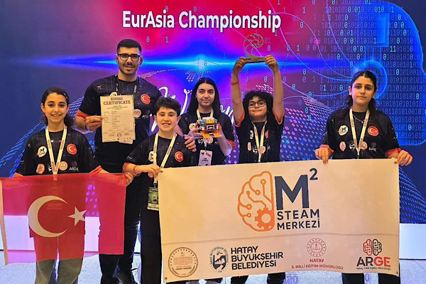 Hatay M² STEAM Merkezi, Avrasya şampiyonu oldu