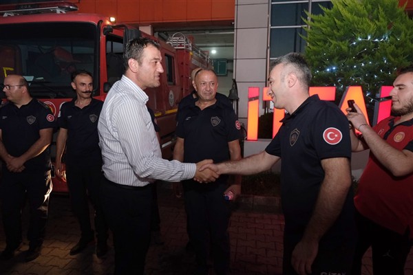 Giresun Belediyesi İtfaiye ekipleri, Karabük'te