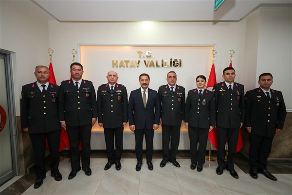 Vali Masatlı, Tuğgeneral Ersever ve jandarma personelini kabul etti <