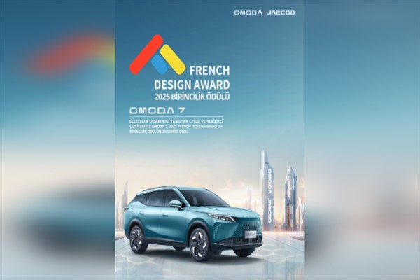 D-SUV segmentinin yeni yıldız adayı  OMODA 7’ye Fransız Tasarım Ödülü