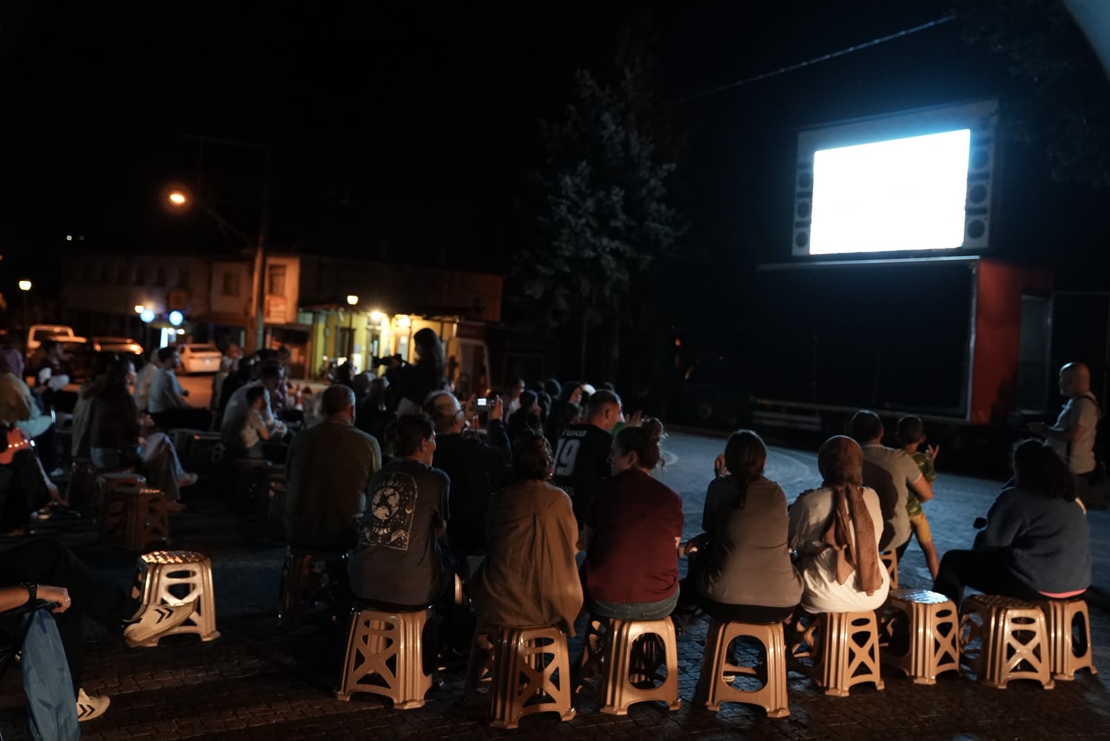 Konuralp Antik Kenti, açık hava sinema akşamına ev sahipliği yaptı