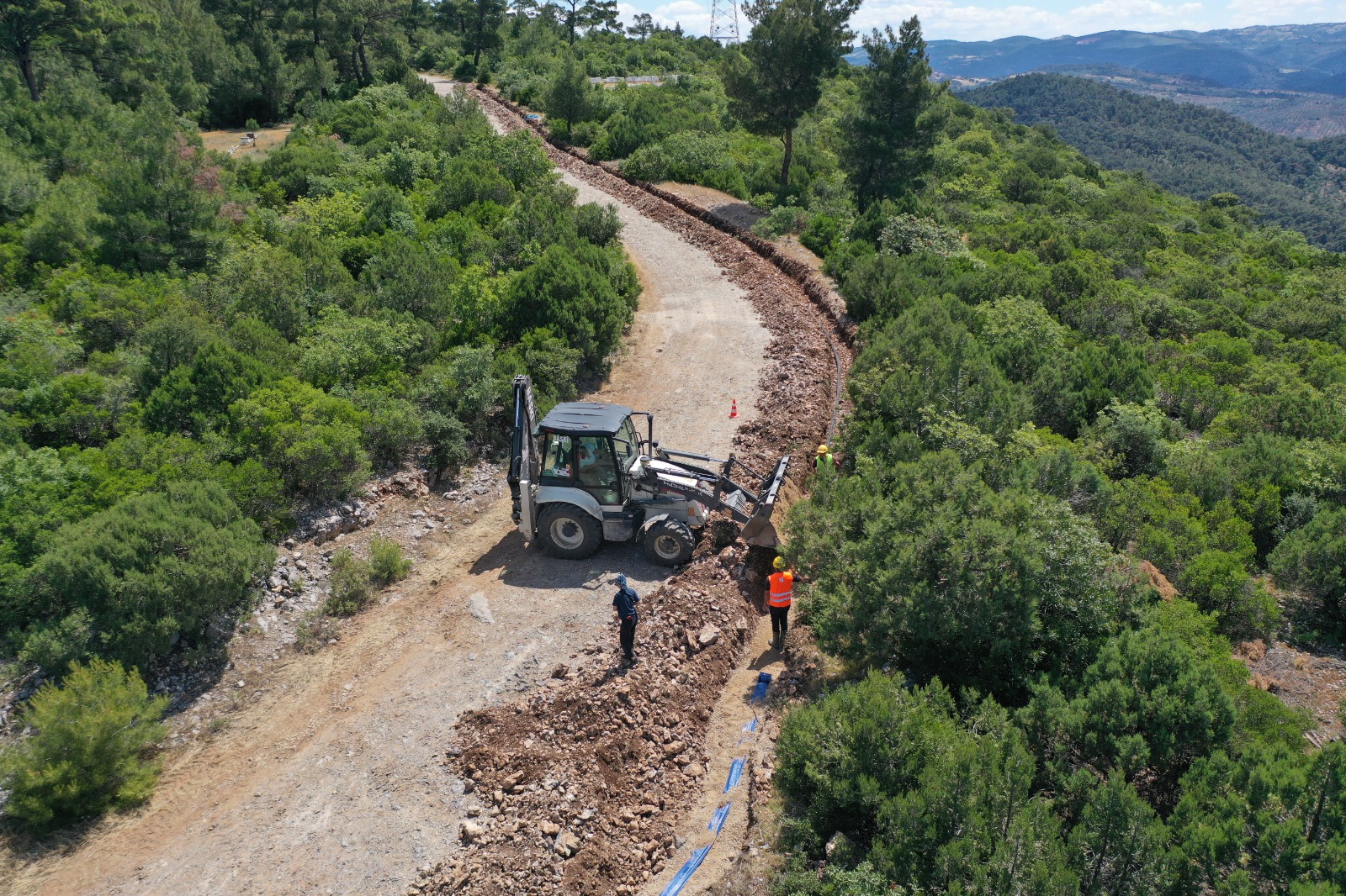 BASKİ, Havran’da 6.110 metre yeni içme suyu hattı yapımına başladı