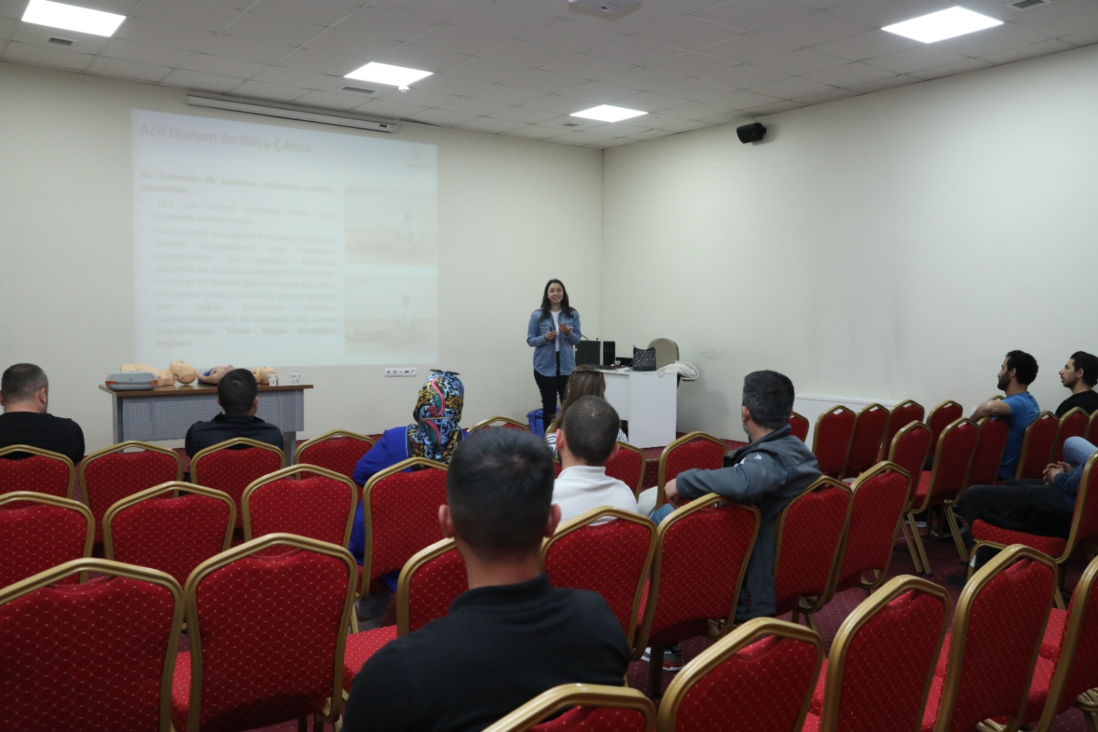 Kayseri Büyükşehir Belediyesi'nden personele ilk yardım eğitimi