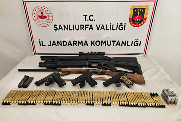 Şanlıurfa’da ''Yasa Dışı ve Ruhsatsız Silahlanmayla Mücadele'' operasyonu