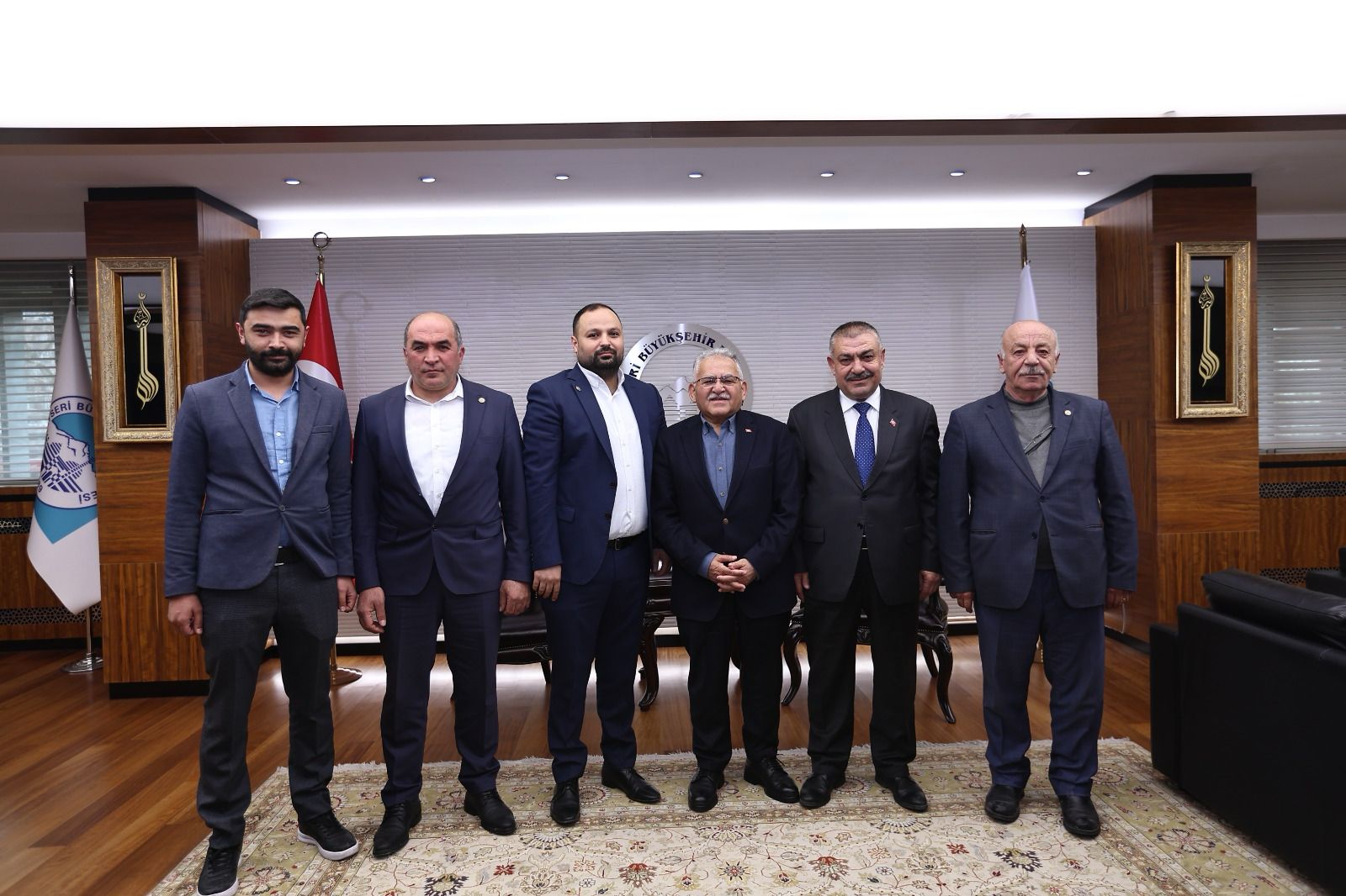 Başkan Büyükkılıç'a Ziraat Odası başkanlarından ziyaret<