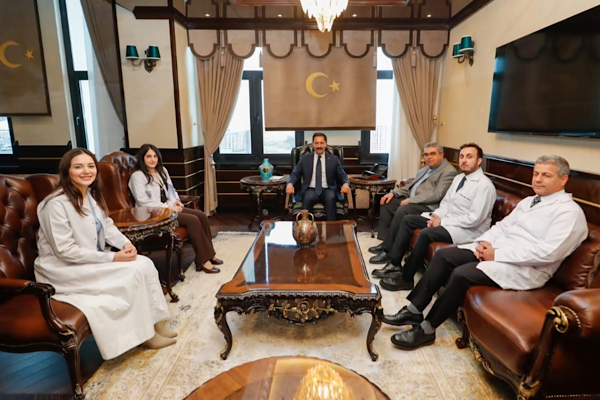 Vali Masatlı, sağlık heyetini kabul etti<